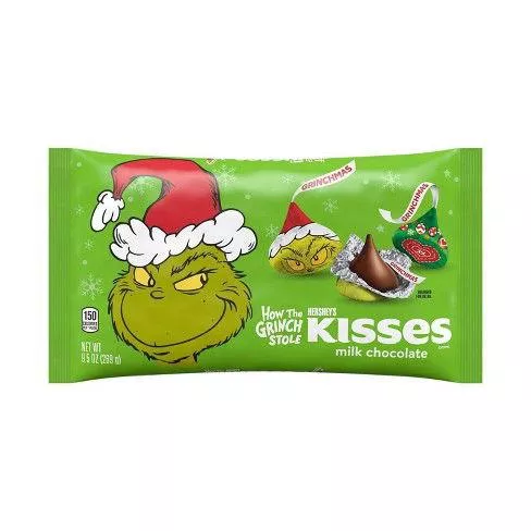“How The Grinch that Stole Christmas” Hershey Kisses 9.5 oz. Bag – 1 Unit