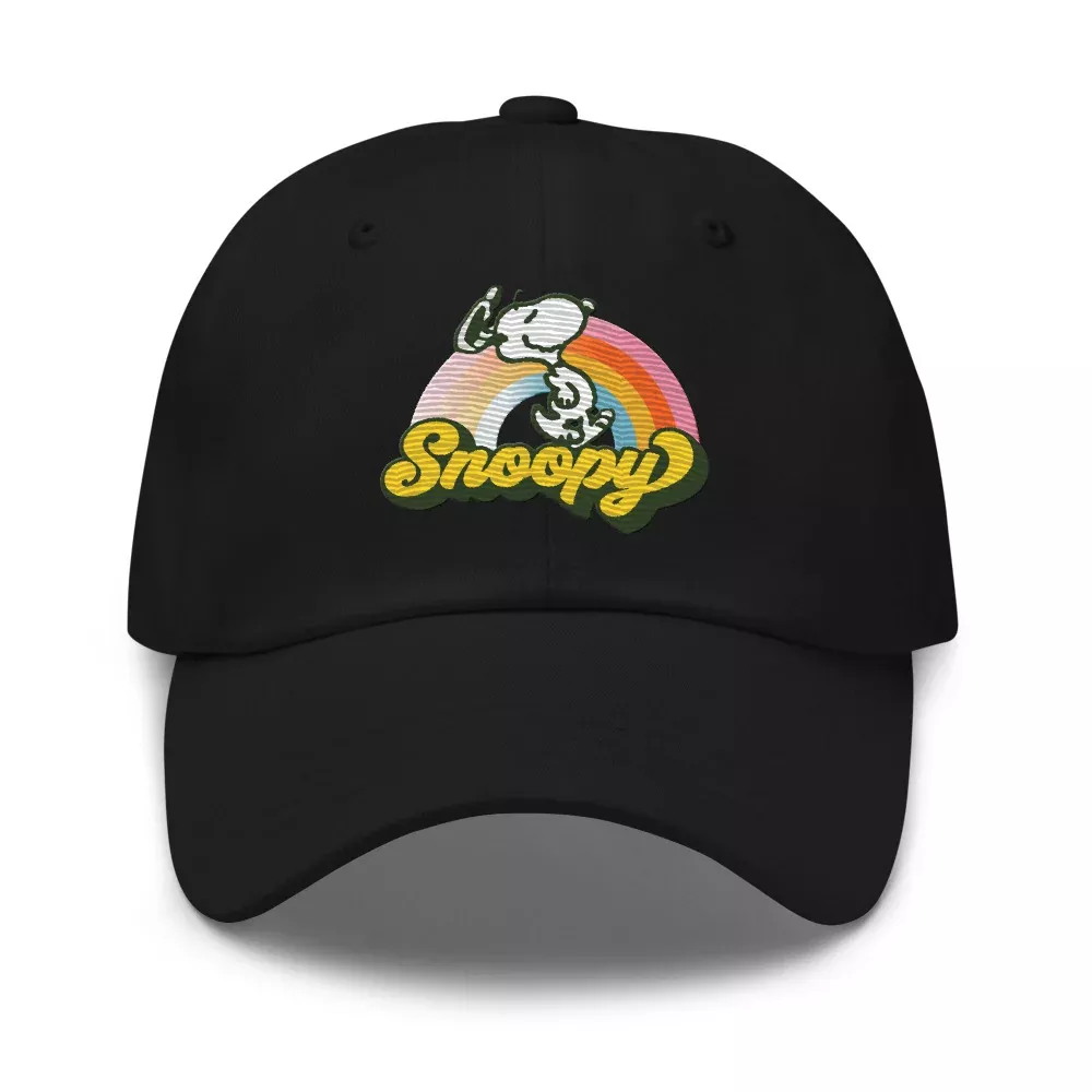 Peanuts Snoopy Rainbow Embroidered Dad Hat