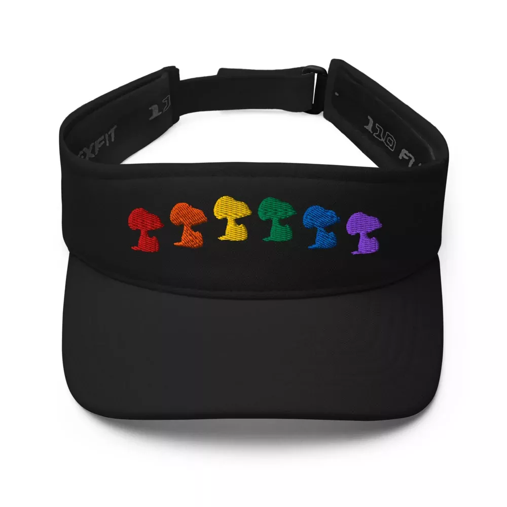 Peanuts Snoopy Rainbow Embroidered Visor