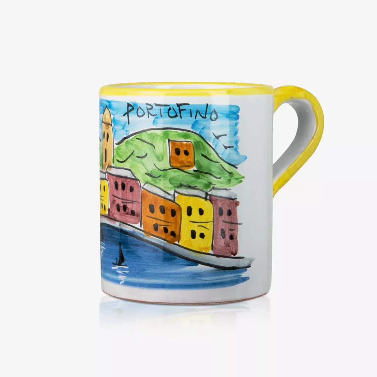 ‘Portofino Mug’ – Hand-painted